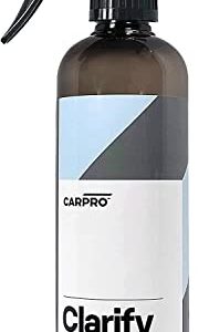 CARPRO Clarify Streak Free Car Window Cleaner Removes Oils, Fingerprints & Dirt - Safe to Use Interior and Exterior Glass - 500mL (17oz)