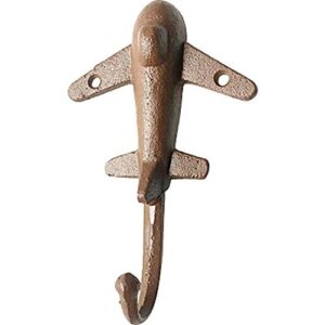 cast iron airplane hook (brown)