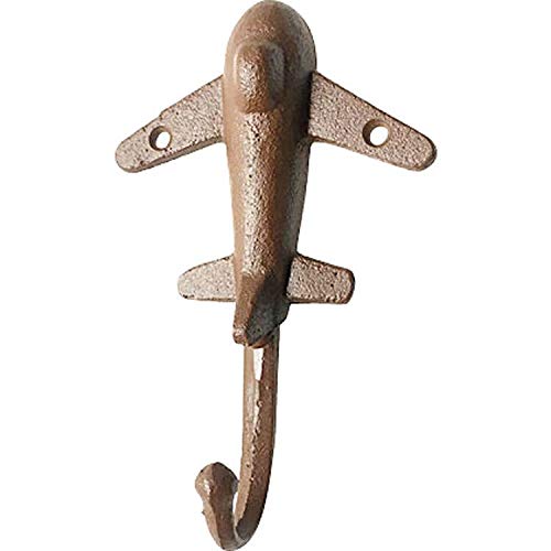 Cast Iron Airplane Hook (Brown)