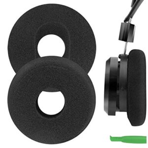 geekria comfort foam replacement ear pads for grado ps1000, gs1000i, rs1i, rs2i, sr325is, gw100x headphones ear cushions, headset earpads, ear cups repair parts (black)