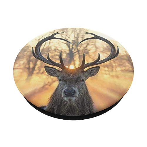 Wild Forest Animal Lover Gift Deer PopSockets PopGrip: Swappable Grip for Phones & Tablets