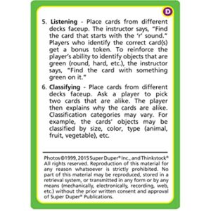 Super Duper Publications | Articulation Photos CH Sound Fun Deck Flash Cards | Educational Learning Resource for Children