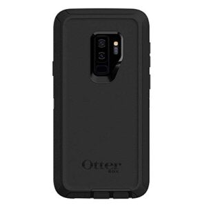 otterbox rugged protection defender series case for samsung galaxy s9+ plus, case only - bulk packaging - black