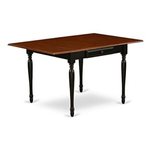 east west furniture dining table, 54 x 36 x 30, mzt-bch-t
