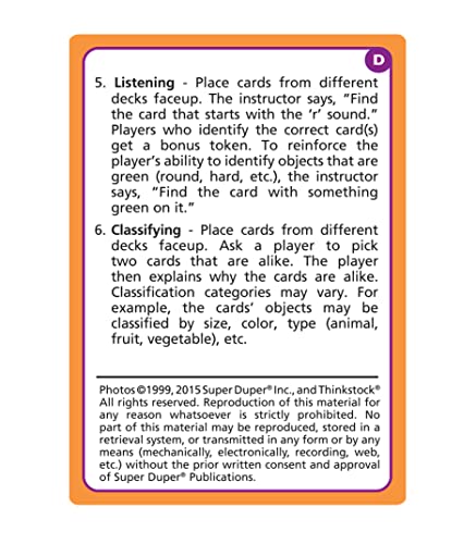 Super Duper Publications | Articulation Photos TH Sound Fun Deck Flash Cards | Educational Learning Resource for Children