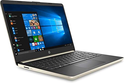 HP 14" Laptop, Intel Core i3-1005G1, 4GB SDRAM, 128GB SSD, Pale Gold, 14-DQ1038wm