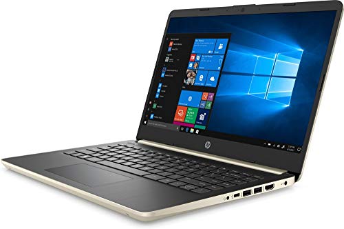 HP 14" Laptop, Intel Core i3-1005G1, 4GB SDRAM, 128GB SSD, Pale Gold, 14-DQ1038wm