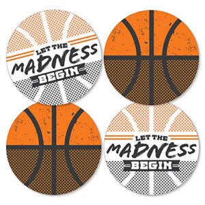 big dot of happiness basketball - let the madness begin - decorations diy college basketball party essentials - set of 20