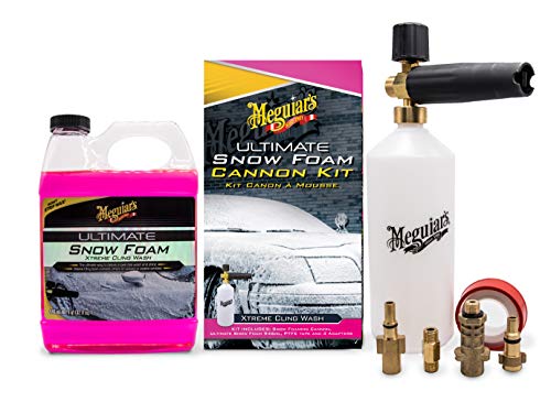 Meguiar's G194000EU Ultimate Car Snow Foam Cannon Lance Kit Kärcher Compatible Nilfisk Compatible Bosch Compatible