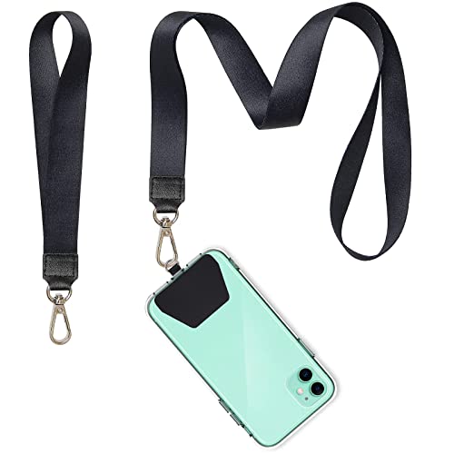 COCASES Phone Lanyard, Universal Cell Phone Neck and Wrist Nylon Strap Tether for Around The Neck, Compatible for iPhone All Smartphones