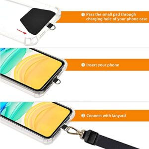 COCASES Phone Lanyard, Universal Cell Phone Neck and Wrist Nylon Strap Tether for Around The Neck, Compatible for iPhone All Smartphones