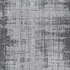 Couristan Charm Tiverton Anthracite-Light Gray Indoor/Outdoor Area Rug, 3'3" x 5'6"