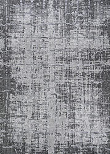 Couristan Charm Tiverton Anthracite-Light Gray Indoor/Outdoor Area Rug, 3'3" x 5'6"