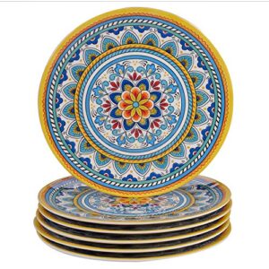 Certified International Portofino 12 Piece Melamine Dinnerware Set, Service for 4, Multi Colored