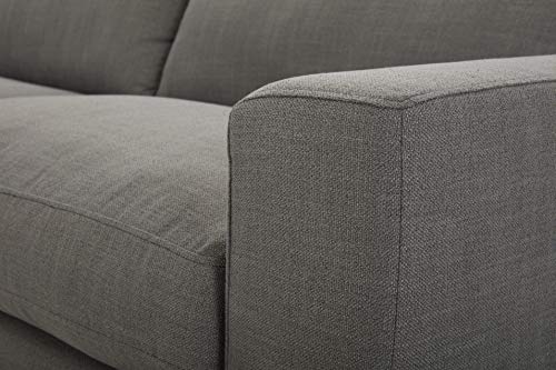 Amazon Brand - Stone & Beam Westview Extra-Deep Down-Filled Sofa Couch, 89"W, Smoke