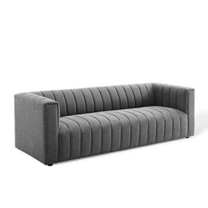 modway reflection sofas, charcoal
