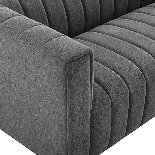 Modway Reflection Sofas, Charcoal