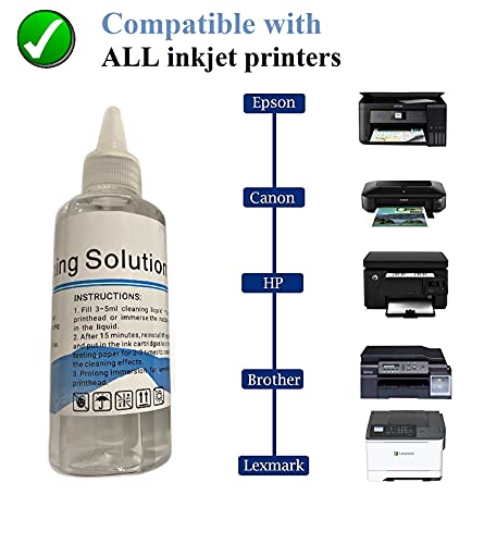 Universal Printer Cleaning Kit Unblock Print Head Nozzles Cleaner Flush