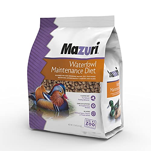 Mazuri | Waterfowl Maintenance Diet | 12 Pound (12 lb) Bag