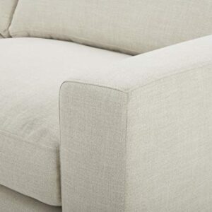 Stone & Beam Amazon Brand Stone Beam Westview Extra Deep Down Filled Couch W, 89" Sofa, Cream