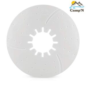 Camp'N Fifth Wheel Hitch Lube Plate - 10" Ultra Low Friction Lube Disc (White)