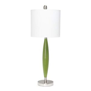 elegant designs lt3308-grn needle stick table lamp, green