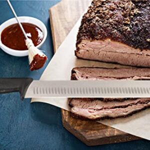 14? Slicer/Carving Knife Granton Edge Prime Rib, Roast Beef, Brisket, Turkey, Ham Knife Cozzini Cutlery Imports (14" Slicer)