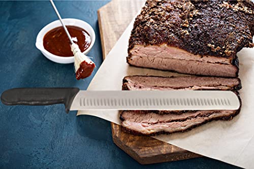 14? Slicer/Carving Knife Granton Edge Prime Rib, Roast Beef, Brisket, Turkey, Ham Knife Cozzini Cutlery Imports (14" Slicer)