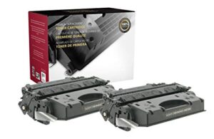 inksters remanufactured toner cartridge replacement for hp 05x/canon 119ii toner ey ce505x(j) / 3480b001aa(j) - black - 2 pack