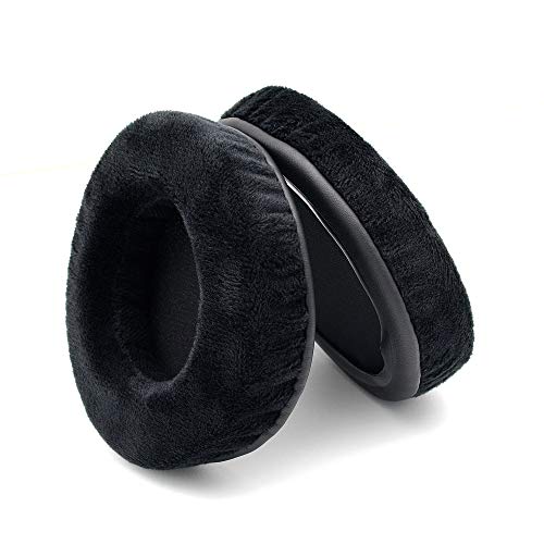 Velvet Ear Pads Cushions Covers Replacement Earpads Foam Pillow Compatible with Audio-Technica ATH-AD500X ATH AD500X Headset Headphone