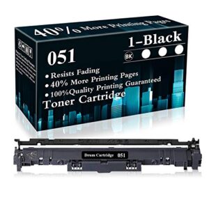 1 pack 051 black drum unit replacement for canon imageclass lbp161dw lbp162dw mf263dw mf264dw mf266dw mf269dw mf160/lbp160 series mf260/lbp260 series printer,sold by topink