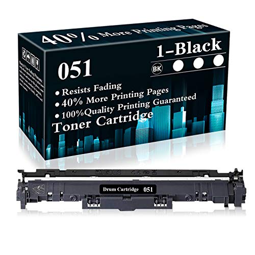 1 Pack 051 Black Drum Unit Replacement for Canon ImageCLASS LBP161dw LBP162dw MF263dw MF264dw MF266dw MF269dw MF160/LBP160 Series MF260/LBP260 Series Printer,Sold by TopInk