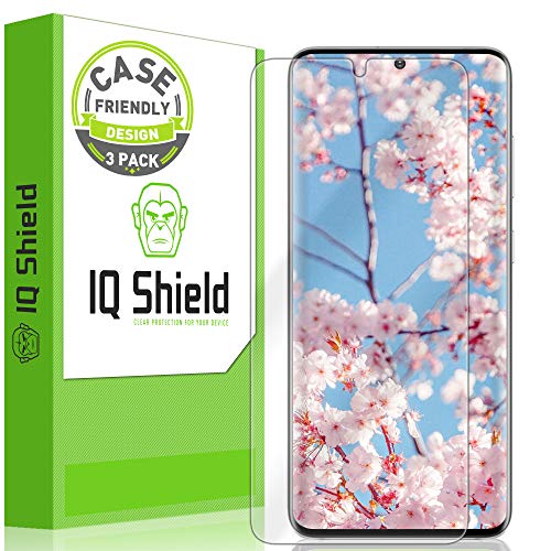 IQShield Screen Protector Compatible with Samsung Galaxy S20 (6.2 inch)(3-Pack)(Case Friendly) Anti-Bubble Clear Film