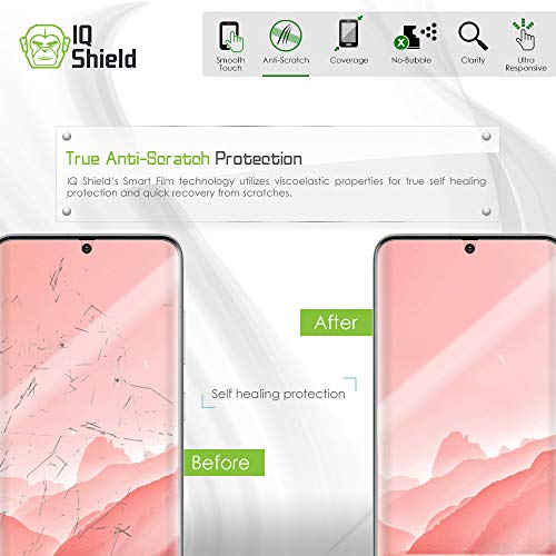 IQShield Screen Protector Compatible with Samsung Galaxy S20 (6.2 inch)(3-Pack)(Case Friendly) Anti-Bubble Clear Film