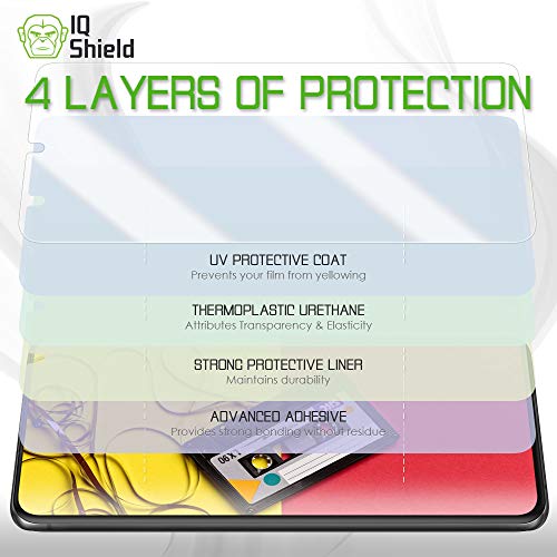 IQShield Screen Protector Compatible with Samsung Galaxy S20 (6.2 inch)(3-Pack)(Case Friendly) Anti-Bubble Clear Film