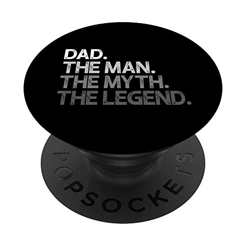 Dad Gift The Man Myth Legend PopSockets PopGrip: Swappable Grip for Phones & Tablets