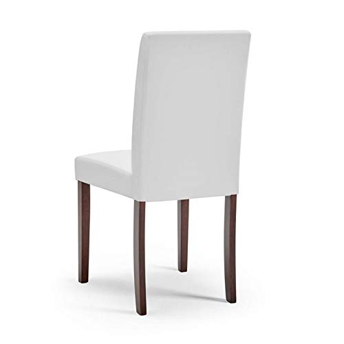 Modway Prosper Faux Leather Dining Side Chair Set of 2, White