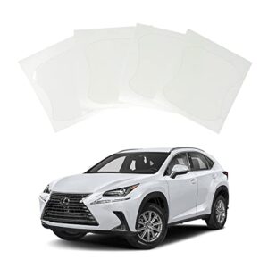yellopro custom fit door handle cup 3m scotchgard anti scratch clear bra paint protector film cover self healing ppf guard kit for 2018 2019 2020 2021 lexus nx 300, 300h, f sport, crossover