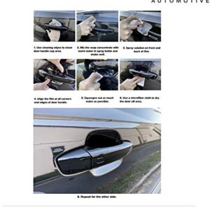 YelloPro Custom Fit Door Handle Cup 3M Scotchgard Anti Scratch Clear Bra Paint Protector Film Cover Self Healing PPF Guard Kit for 2018 2019 2020 2021 Lexus NX 300, 300h, F Sport, Crossover