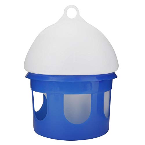 Automatic Large Capacity Bird Pigeon Feeder Water Dispenser Waterer for Pigeon Birds Watering(2L)