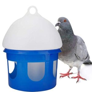 Automatic Large Capacity Bird Pigeon Feeder Water Dispenser Waterer for Pigeon Birds Watering(2L)