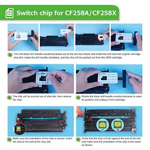 Aztech Compatible Toner Cartridge Replacement for HP 58A CF258A 58X CF258X Pro M404n M404dn MFP M428fdw M428dw (Black, 1-Pack)