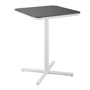 modway eei-3575-whi raleigh bar table, white, 33 x 33 x 42