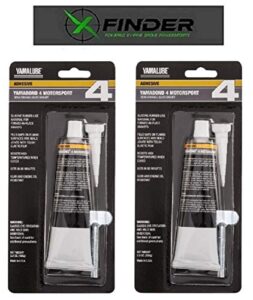 xfinder powered by pine grove powersports yamalube yamabond 4 motorsport liquid gasket, 2 pack, includes x-finder sticker