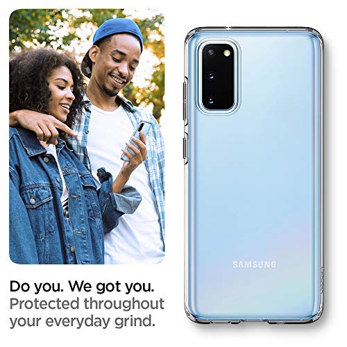 Spigen Liquid Crystal [2nd Generation] Designed for Samsung Galaxy S20 Case (2020) - Crystal Clear