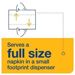 Tork Xpressnap Fit Tabletop Napkin Dispenser Starter Pack, 800723, N14 Dispenser for Restaurants Including 2 Bundles of White Refill Napkins