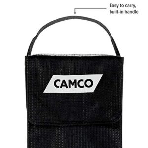 Camco RV Tri-Leveler, 2-Pack with Storage Bag - Raises Your RV Up to 3-7/8" on Any Tire for a More Level Position - Features a 3,500 lb. Load Capacity (44574)