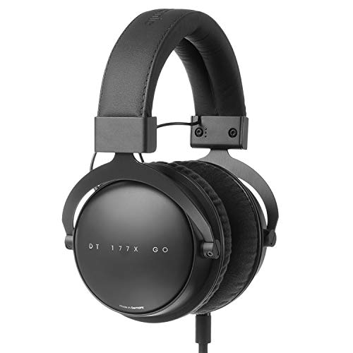 Massdrop x Beyerdynamic DT 177X GO Over-Ear Closed-Back Headphones, 32 Ohms, Detachable Cable, Replaceable Velour & Sheep Skin Ear Pads