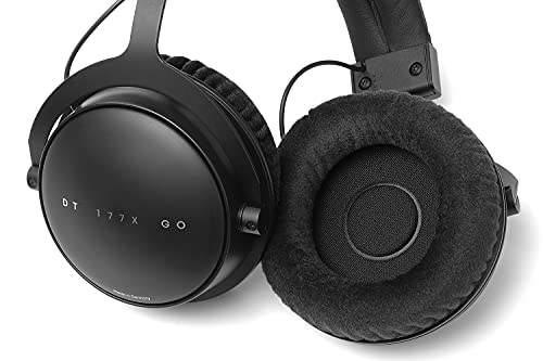 Massdrop x Beyerdynamic DT 177X GO Over-Ear Closed-Back Headphones, 32 Ohms, Detachable Cable, Replaceable Velour & Sheep Skin Ear Pads