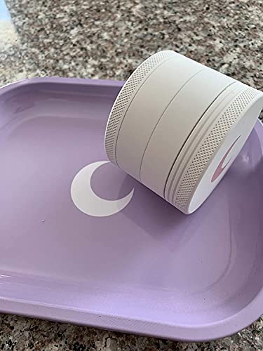 Metal Tray Small Purple Lightweight Tray - Curved Edges and Smooth Surface - 5.5 x 7 inch - Travel